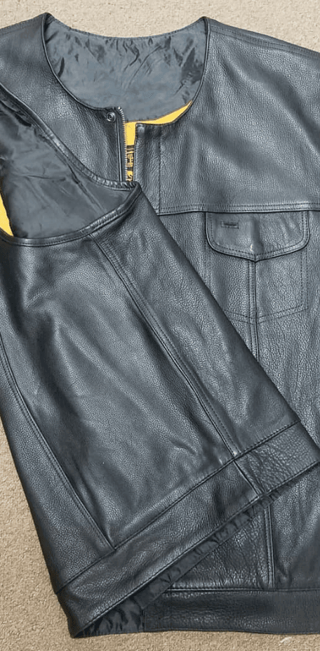 Custom Leather Jacket Modification Before
