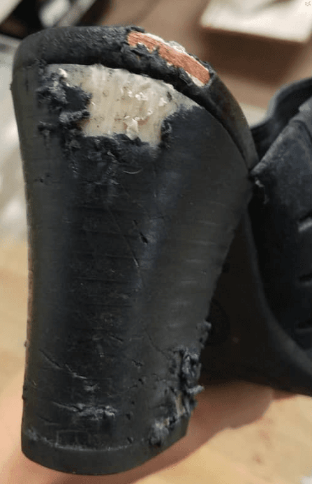 Full Heel Restoration Before